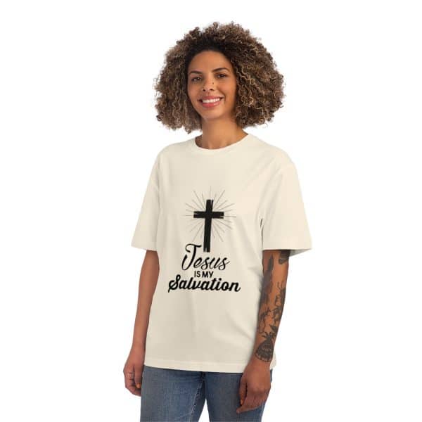 Unisex Fuser T-shirt Jesus is My Salvation - Image 4