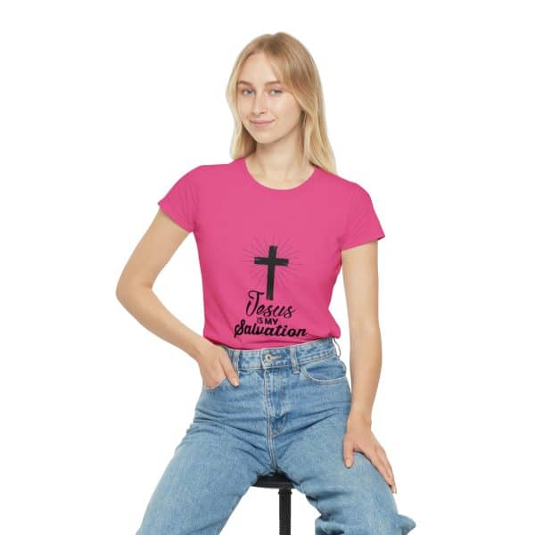 Women's Iconic T-Shirt Jesus is My Salvation - Image 65