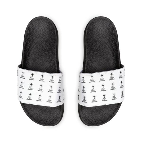 Youth PU Slide Sandals Jesus is My Salvation - Image 15