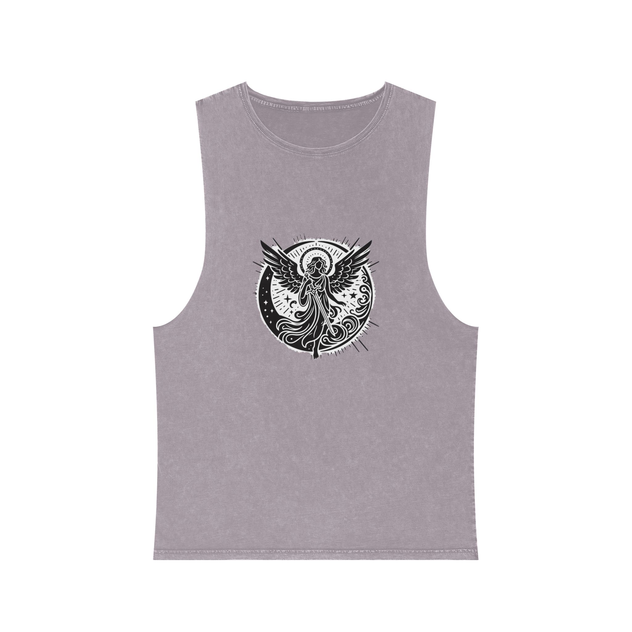 Angel Copia 2 Unisex Stonewash Tank Top - Image 17
