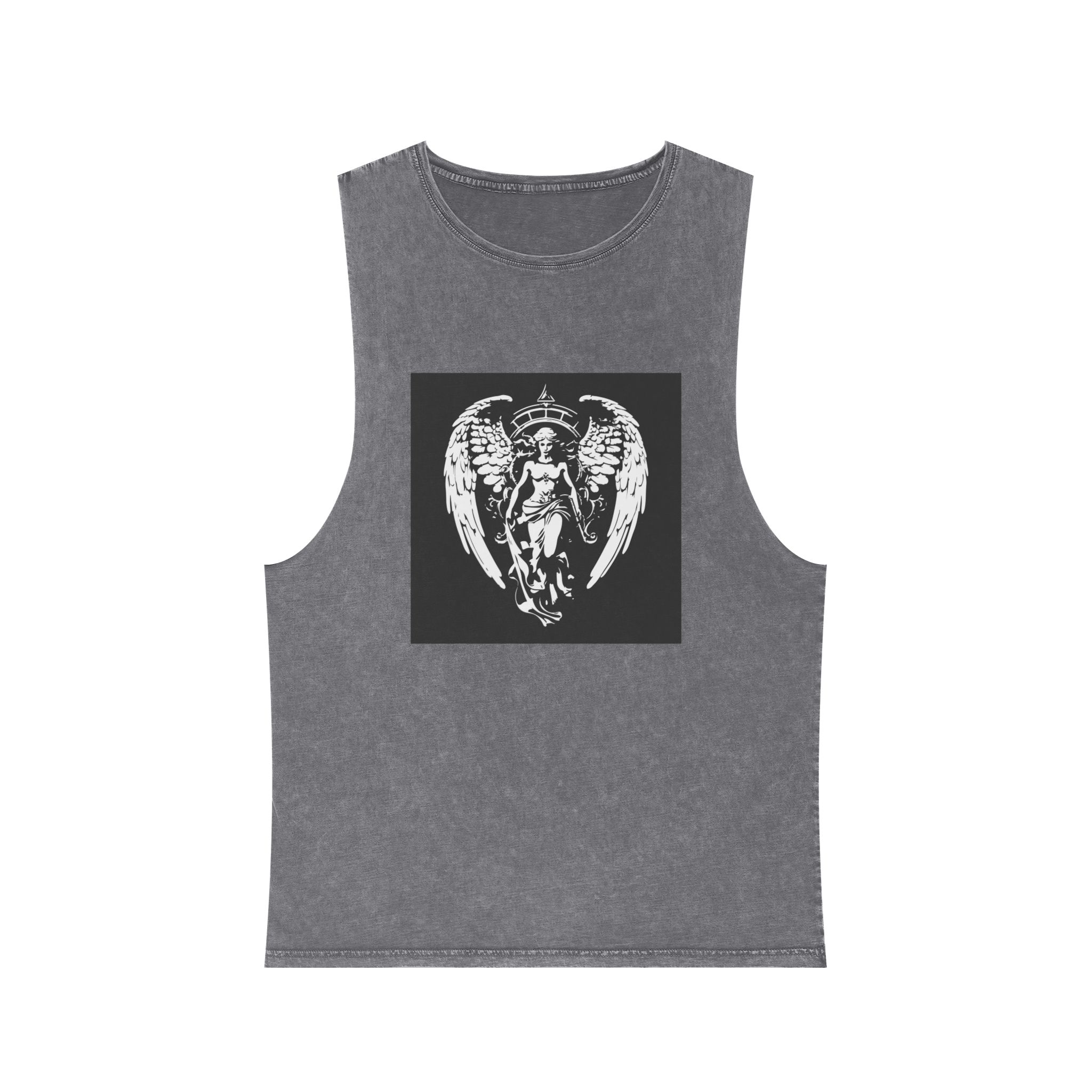 Angel of Jewels Unisex Stonewash Tank Top - Image 9