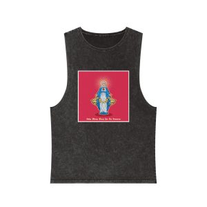 Ave Maria 05 2 Unisex Stonewash Tank Top