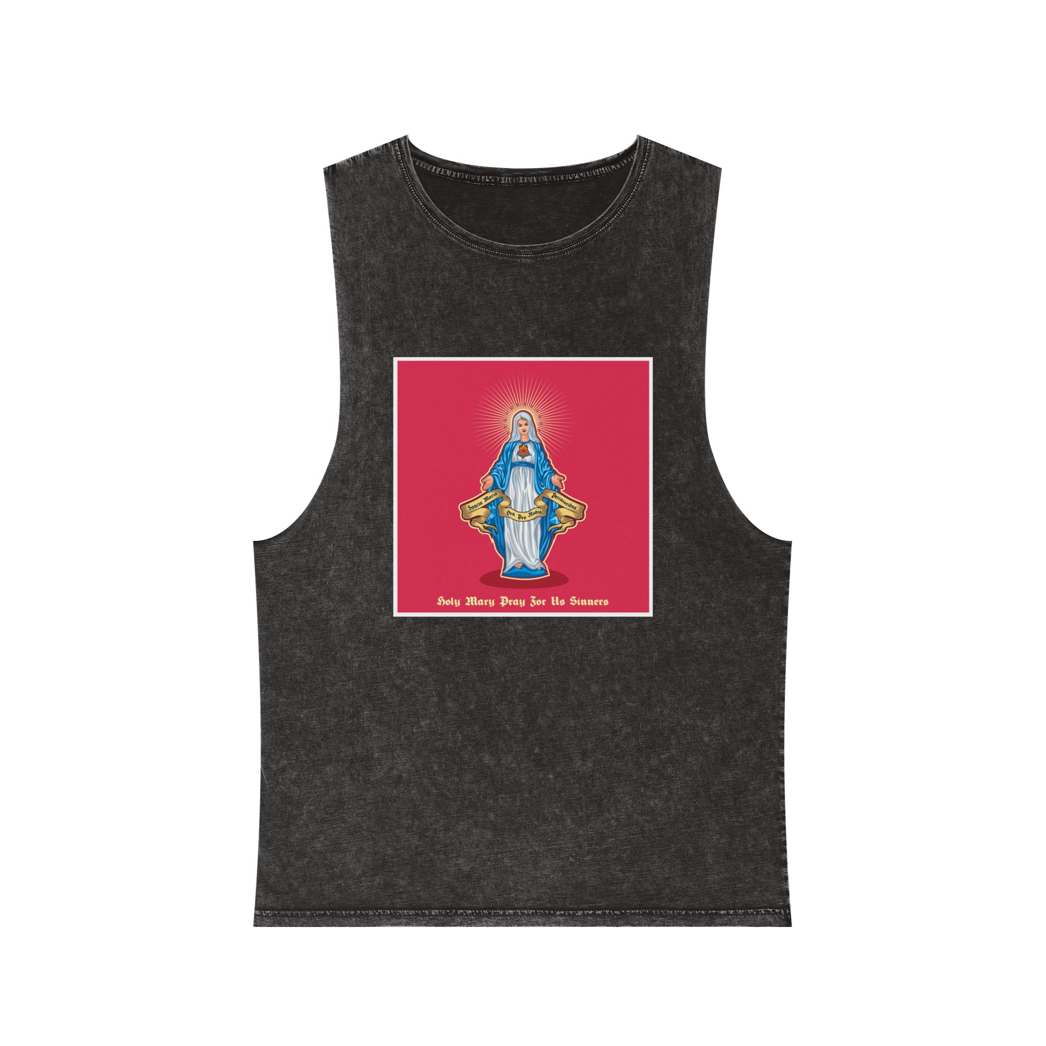 Ave Maria 05 2 Unisex Stonewash Tank Top