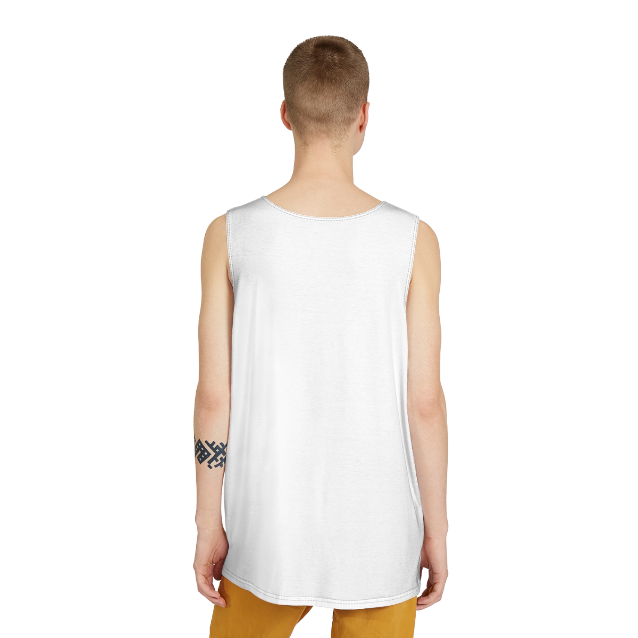 Ye Are Light World Matthew 5 14 Bible Verse Vector Illustration Mens Tank Aop - Image 4