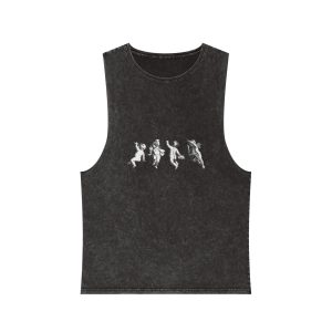 Angels Unisex Stonewash Tank Top