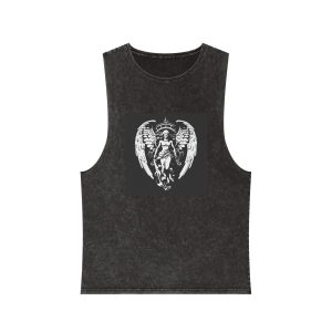 Angel of Jewels Unisex Stonewash Tank Top