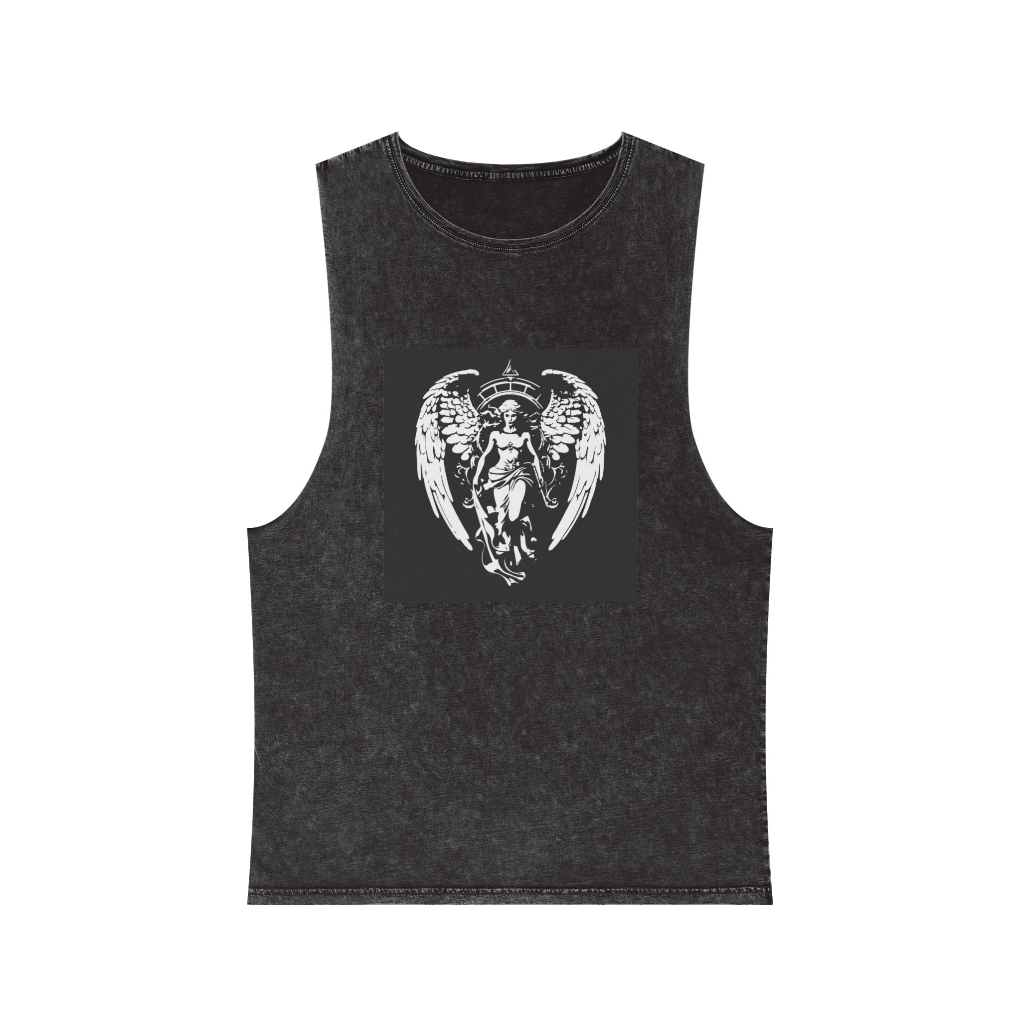Angel of Jewels Unisex Stonewash Tank Top