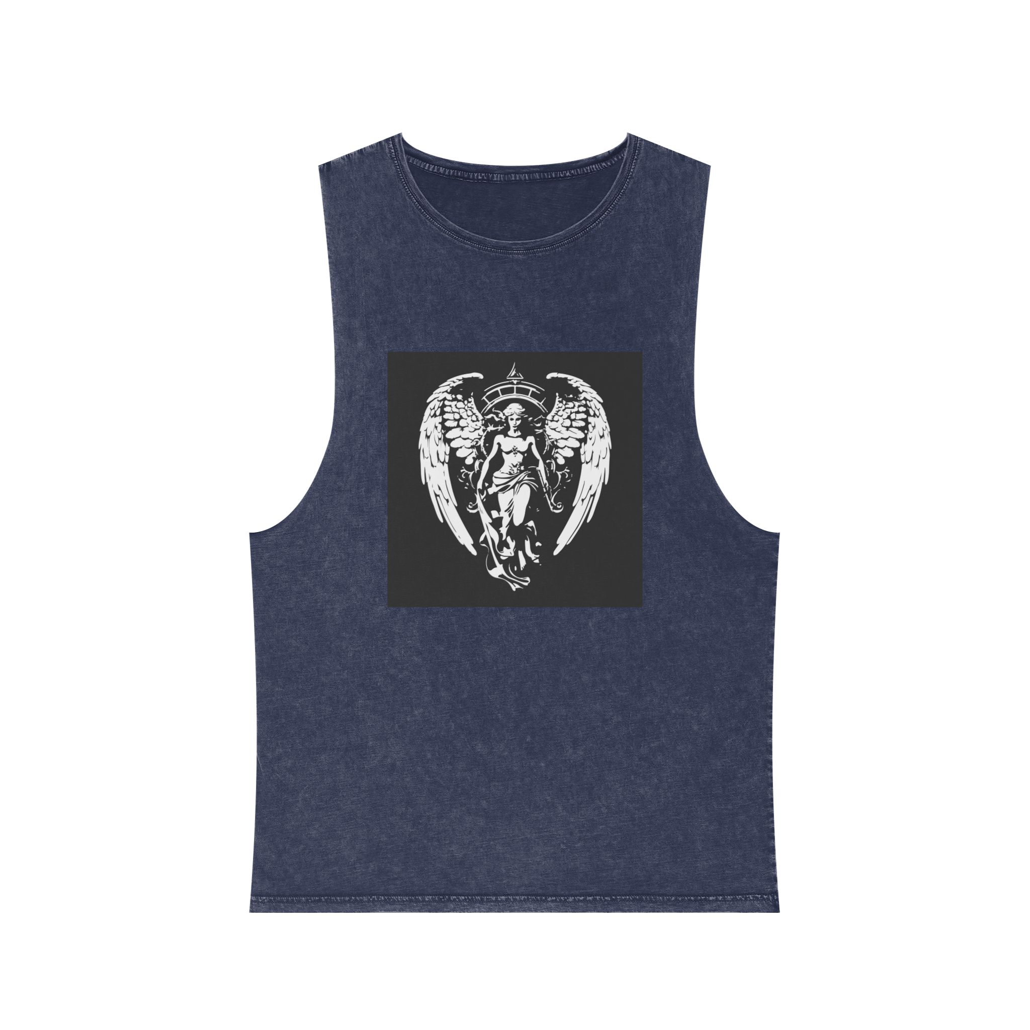 Angel of Jewels Unisex Stonewash Tank Top - Image 13