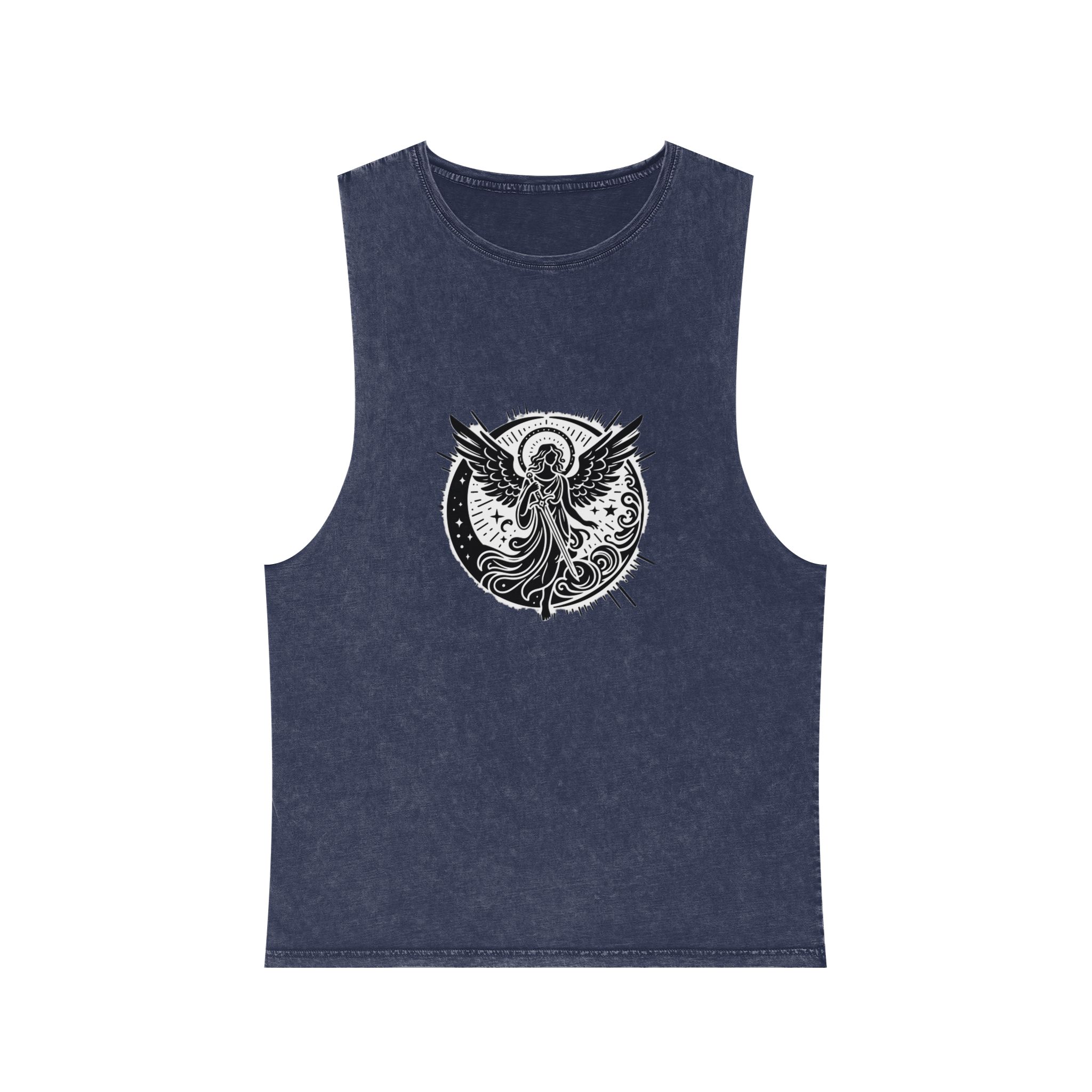 Angel Copia 2 Unisex Stonewash Tank Top - Image 13