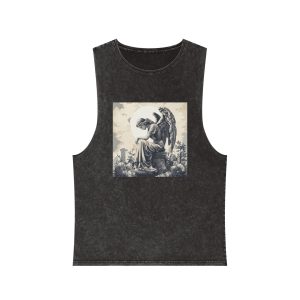 Angel 1 Unisex Stonewash Tank Top