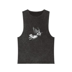Angel Copia Unisex Stonewash Tank Top