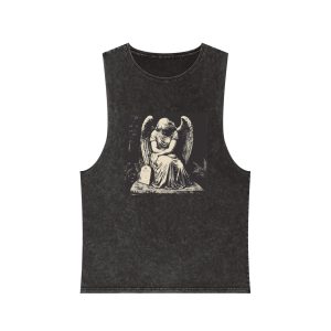 Angel Unisex Stonewash Tank Top