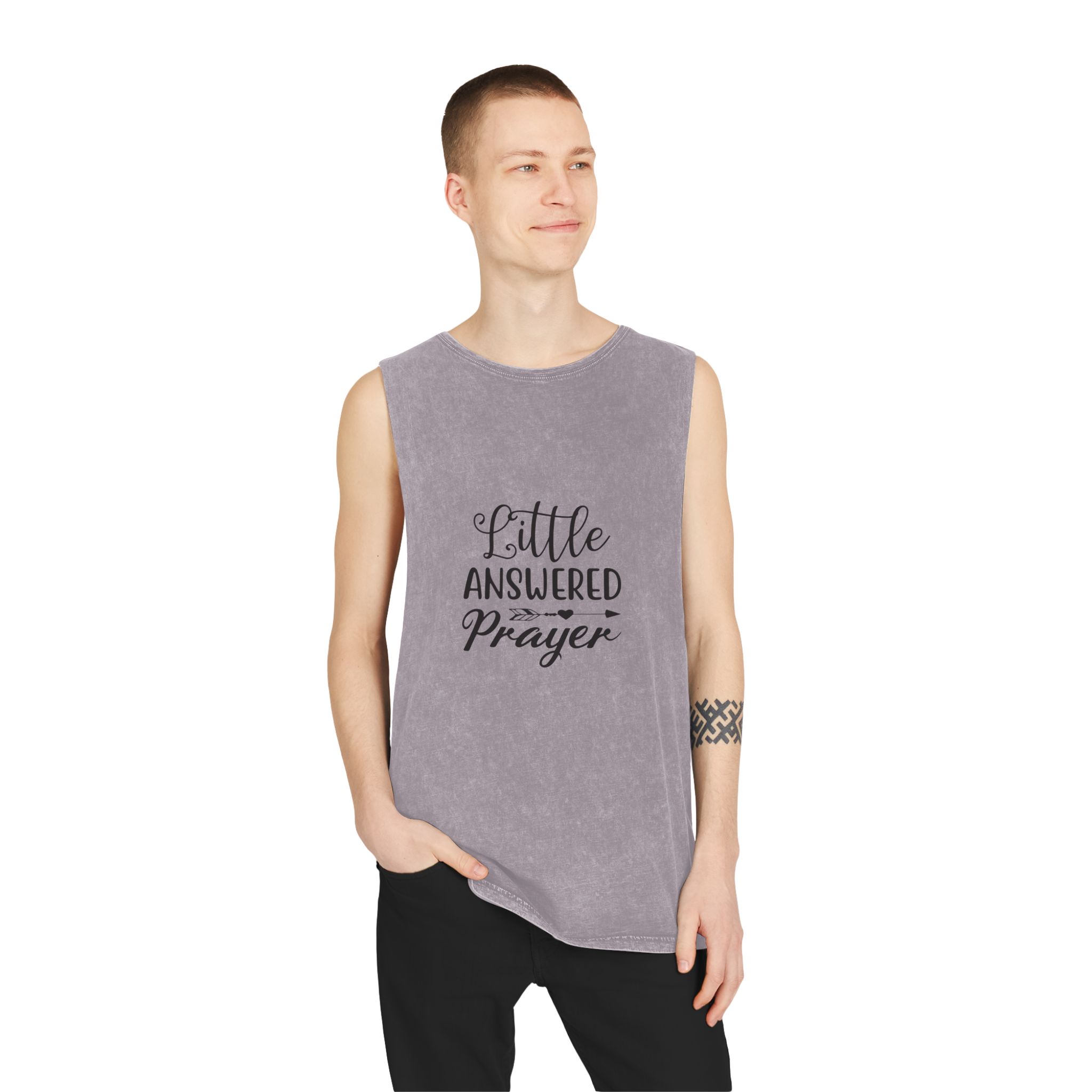 Baby Svg Design Cut Files Unisex Stonewash Tank Top - Image 19
